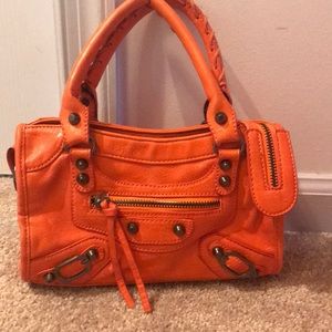 cute small orange purse